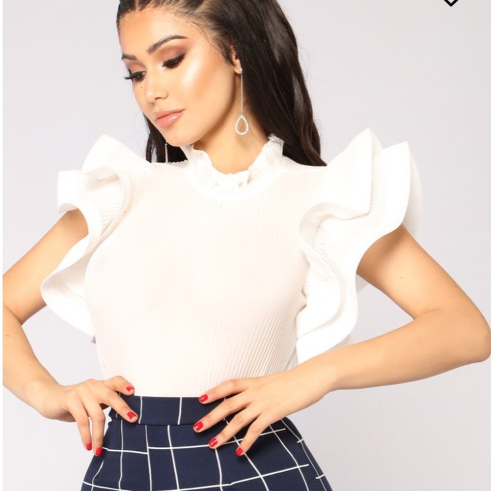 NWT FASHION NOVA SHEER TOP